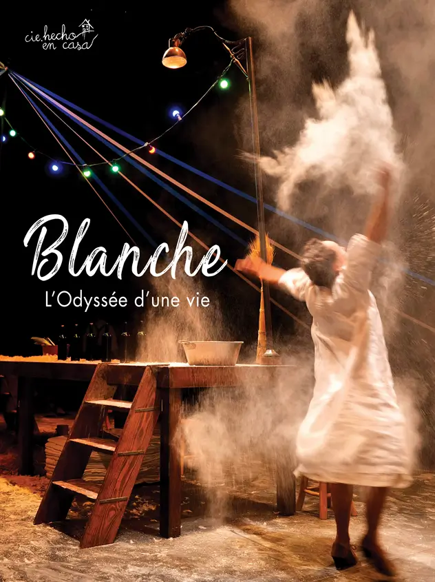 Affiche de la pièce de théâtre Blanche
